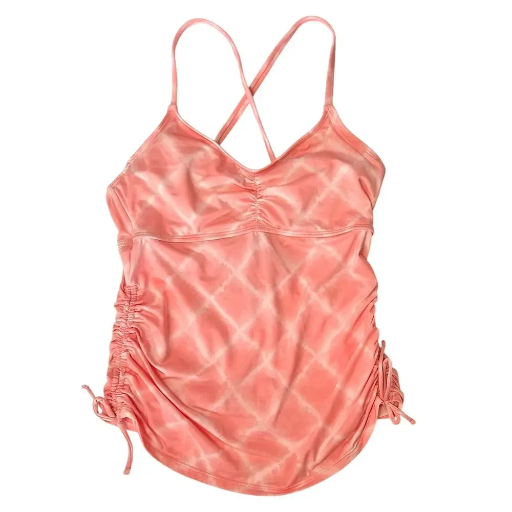 NWOT Carve Designs Camari Tankini Swim Top Rose Pink Size 34C